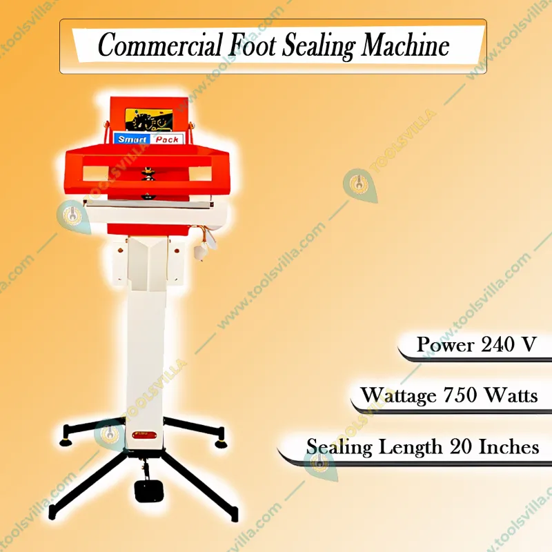 Smart Pack Commercial 20 Inches Hot Bar Type Foot Sealer